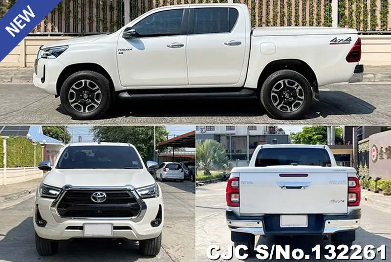 Toyota Hilux in White for Sale Image 1